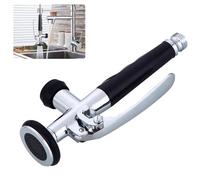 Profi Gastro - Alcachofa de ducha (1/2", acero inoxidable, con barra de fijación, para gastro), color plateado