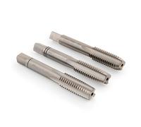 PROFI Juego de 3 machos de roscar a mano M12 HSS-G Acero de alta velocidad, 3 machos de mano