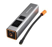 PROFI-PARTNER Bomba de aire con batería, 150 psi, mini compresor eléctrico para coche, moto y bicicleta, bomba de neumáticos portátil con manómetro digital y USB-C
