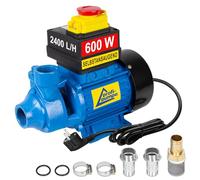 Profi-Pumpe® Diesel Profi 600-4 | Motor Eléctrico 230V de 600W | Caudal 2.400 l/h y Elevación 41m | Kit con Prefiltro y Boquillas de Aluminio | Para Gasóleo y Biodiésel