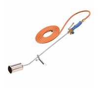 CFH Flameador Profi PA 079 - Incluye manguera de gas de goma de 5 m de 3/8", quemador de malas hierbas, conexión a bombonas de gas, ideal para eliminación de malas hierbas y trabajos de alquitrán y