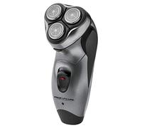 ProfiCare Herrenrasierer PC-HR 3053, 3-fach-Schersystem mit flexiblen Scherköpfen, Soft Touch-Gehäuse, grau