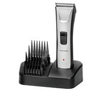 Corta pelo recortadora de barba batería recargable 4 peines cabezal acero inox