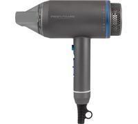 ProfiCare HT 3082 Secador Pelo Profesional Iónico, Diseño de Tubo, Iluminación LED, 3 Niveles Temperatura y Potencia, Boquilla Concentradora 360ºC, 1800W, Azul Y Gris Oscuro, 15 (330820)