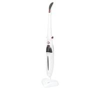 ProfiCare PC DR 3093 - Mopa de vapor eléctrica para todo tipo de suelos, por ejemplo, parqué, laminado, limpiador para alfombras, tapicería, cable extralargo (5 m) y accesorios, color blanco