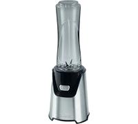 ProfiCook 501153 PC-SM 1153-Batidora para Hacer puré, trocear, batir, Cuchillas, Carcasa de Acero Inoxidable, Recipiente para Mezclar también como Vaso, Negro