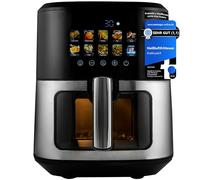 ProfiCook® Freidora de aire caliente 6,5L | Preparación sin aceite/grasa | Airfryer con pantalla a color | 9 programas | 50-200°C | 1700W | Freidora de aire caliente XXL | PC-FR 1286 H