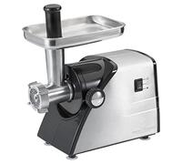 Proficook fw 1060 - picadora de carne, 3 discos, 1000 w, color negro y plateado