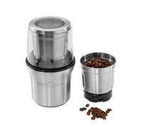 ProfiCook Molinillo de café eléctrico PC-KSW 1021 + picador multiusos, 200 W, 85 g, acero/negro