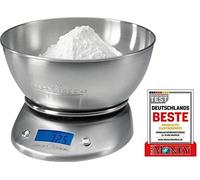 Proficook kw1040 báscula de cocina negro, acero inoxidable báscula e