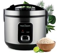 ProfiCook® Arrocera para arroz de 3 kg | Preparación rápida sin quemar | Función de calentamiento | Incluye taza medidora y cuchara de arroz | Arrocera con antiadherente | Arrocera con vaporizador |