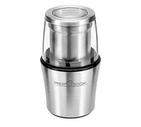 ProfiCook Molinillo de café eléctrico PC-KSW 1021 + picador multiusos, 200 W, 85 g, acero/negro
