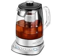 PROFI COOK PC-WKS 1167 G - Théière Connectée - 2200 Watts - Capacité 1,5 litres - Commandes Tactiles - Couleur Argent et Verre