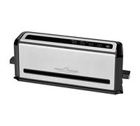 Proficook VK 1133 - Envasadora al vacío vertical, caudal de 12 litros/minuto, 0,8 bar, 110 W, kit 10 bolsas y 1 rollo gofrado