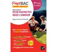 Profil - On Ne Badine Pas Avec Lamour (bac De Français 2026) (ebook)