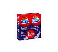 PROFILACTICOS DUREX SENS CONT TOTAL 12UI, pack 2 x 12 unidades