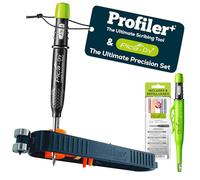 Profiler+ Herramienta de trazado multifunción: lápiz automático Pica-Dry de larga duración y 8 minas de recambio multiusos, el juego de precisión definitivo colaboración oficial de la marca para