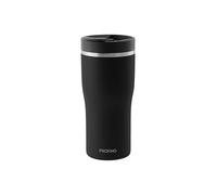 PROFINO Barista Thermo To Go Taza 0,35 L | Negro | A prueba de fugas gracias al sistema de doble orificio | Sin BPA | Apto para lavavajillas | Taza térmica de acero inoxidable para café para llevar