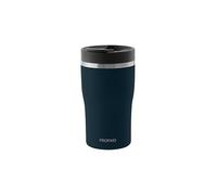 PROFINO Barista Thermo To Go - Taza térmica de 0,25 l, color azul, a prueba de fugas gracias al sistema de doble orificio, sin BPA, apta para lavavajillas, de acero inoxidable, mantiene el calor