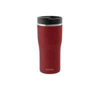 PROFINO Barista Thermo To Go - Taza térmica de 0,35 l, diseño de borgoña, a prueba de fugas gracias al sistema de doble orificio, sin BPA, apto para lavavajillas, de acero inoxidable, mantiene el