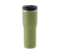 PROFINO Barista Thermo To Go - Taza térmica de 0,5 l, diseño de salvia, a prueba de fugas gracias al sistema de doble orificio, sin BPA, apto para lavavajillas, de acero inoxidable, mantiene el calor