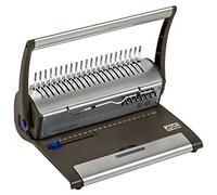 ProfiOffice Encuadernadora Bindestream M16+ - Encuadernadora de Canutillo de Plástico para Formatos DIN A4, Perfora 16 Hojas y Encuaderna hasta 450 Hojas, Máquina de Metal (79019)