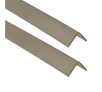 ProfiPVC Pack de 2 perfiles angulares PVC 25x25mm 180cm Latón | Perfil angular autoadhesivo de PVC para proteger esquinas, bordes y cantos, fácil de cortar e instalar, uso interior