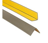 ProfiPVC Perfil angular de PVC 30x30mm, 130cm - ángulo pvc, autoadhesivo listón de plástico, protección de esquinas y bordes, esquina de gomma para cantos - cantonera protector, Latón