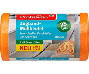 Profissimo Bolsas de basura extraanchas, 25 l, 1 paquete de 26 unidades