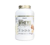 PROFIT - Concentrado de proteína de suero de leche - Calidad Promiko- Alto en BCAA, glutamina y aminoácidos esenciales. Con enzimas digestivas - Sabor oblea de vainilla - 2000 gr = 60 servicios