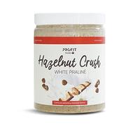 PROFIT - Crema de avellanas sabor praliné blanco - 250 gramos - Con avellanas 100% naturales y leche desnatada - Textura cremosa - Sin azúcares añadidos ni aceite de palma - Libre de gluten.