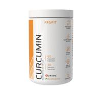 PROFIT Curcumin Turmeric Extract 500 mg - 60 Cápsulas - Extracto de Cúrcuma, Antioxidante Natural con Piperina - Apoyo Salud Articular, Inmunitario y Anti-Inflamatorio