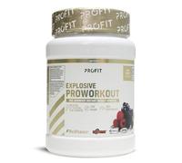 PROFIT - Intenso preentrenamiento en polvo - Con Creapure, beta alanina, aminoácidos, vasodilatadores y vitaminas. Para un aporte extra de energía - Sabor Frutas del Bosque - 480 gr = 30 serv.