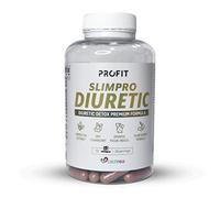 PROFIT - SlimPRO Diuretic - Diurético con diente de león, cola de caballo, té verde, Cactinea y otros extractos vegetales. Para reducir la retención de líquidos - 90 cápsulas = 30 serv.