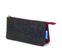 ProFolio by Itoya Midtown Pouch - 5 x 9 Inches Charcoal / Maroon
