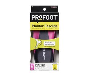 Profoot 22102FGENXX12 Fasciitis plantar Orthotics para mujeres, 6-10