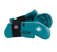 ProForce Lightning Punches - Guantes de combate para karate/artes marciales (verde azulado, tamaño mediano, ancho de nudillos 6,3-7 cm)