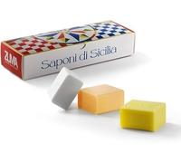 Profumi Zuma - Jabones naturales Perfumados de Jazmín, Limón y Azahar en Pack de 125g x 3 - Jabones Naturales Vegetales con Delicadas Fragancias de Sicilia para Cuerpo, Manos y Rostro
