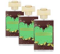 Profumo di cioccolato Dubai, profumo di pistacchio della barretta di cioccolato per diffusori, fragranza di pistacchio kunafa, duratura (3pcs)