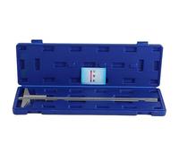 Profundidad de calibración vernier Guías de metal Herramienta de medición de 0.02 mm Herramienta de medición de micrómetro Portátil para procesamiento de metales Ingeniería (0-300)