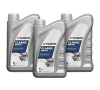 ProFusion 10W-40 1L - Aceite de Motor Semisintético Gasolina y Diésel - Protección Duradera y Limpieza Eficiente - API SL/CF, ACEA A3/B4 - Pack de 3 (Total 3L)