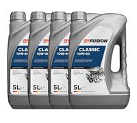 ProFusion Aceite para Motores Gasolina y Diésel - Lubricante para Coche 10w40 Pack de 4 x 5L (20 Litros en Total)