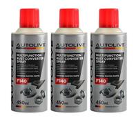 ProFusion Aflojatodo Lubricante Multiusos - Grasa para Liberar Conexiones, Piezas Atascadas y Oxidadas - Evita la Formación de Corrosión - Detergente para Microfisuras y Grasa Lubricante - 450 ml (3)