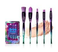 Profusion Cosmetics El juego de brochas para ojos y rostro de bruja marina es tu clave para un aspecto fascinante, explorar la mejora de la belleza y un aspecto impecable para un maquillaje