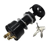 PROFX Interruptor de llave común de 2 clavijas compatible con los modelos de carrito de golf eléctrico Club Car DS de 1996 a 2011 con dos llaves comunes