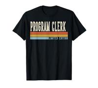 Programa Clerk Semana Retro Vintage Regreso A Clases Día Camiseta