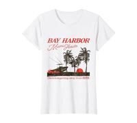 Programa de televisión Oficial de Dexter Bay Harbor Camiseta, Mujer, Blanco, XXL