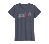Programa de televisión Oficial de Dexter: Escena Sorpresa icónica de Doakes Camiseta, Mujer, Azul Jaspeado, 3XL