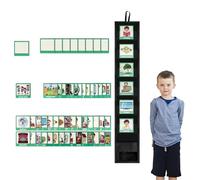 Programa Visual Para Niños - Diagrama De Rutina De La Hora De Acostarse Con 45 Tarjetas De Actividad | Horario Diario Basado En Imágenes, De Lista De Verificación Para Rutinas, Ayuda De Aprend