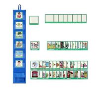 Programa visual para niños - Diagrama visual | Mini programas de viaje con tarjetas de bolsillo, diagrama de bolsillo para el aula, programas de comportamiento diario con 4